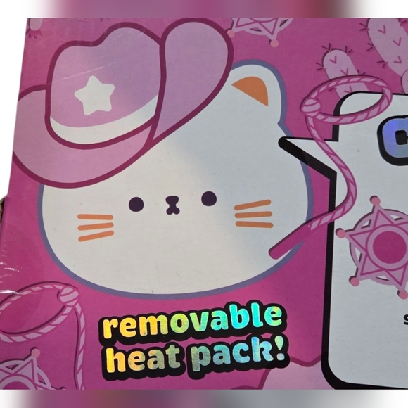 Mimicoco Pink Cowgirl Hat Plush Snug Bud Infused Super Soft Warming Rodeo Star - Picture 5 of 5